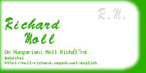 richard moll business card